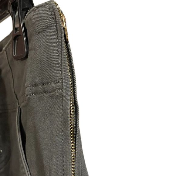 Express Gray High Rise Corset Fly Stretch Skinny Ankle Legging - Picture 3 of 8